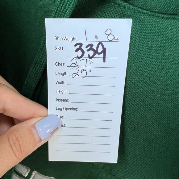 Nike Men's Color Block 2.0 Pullover Hoodie Green Size XL - Picture 11 of 11